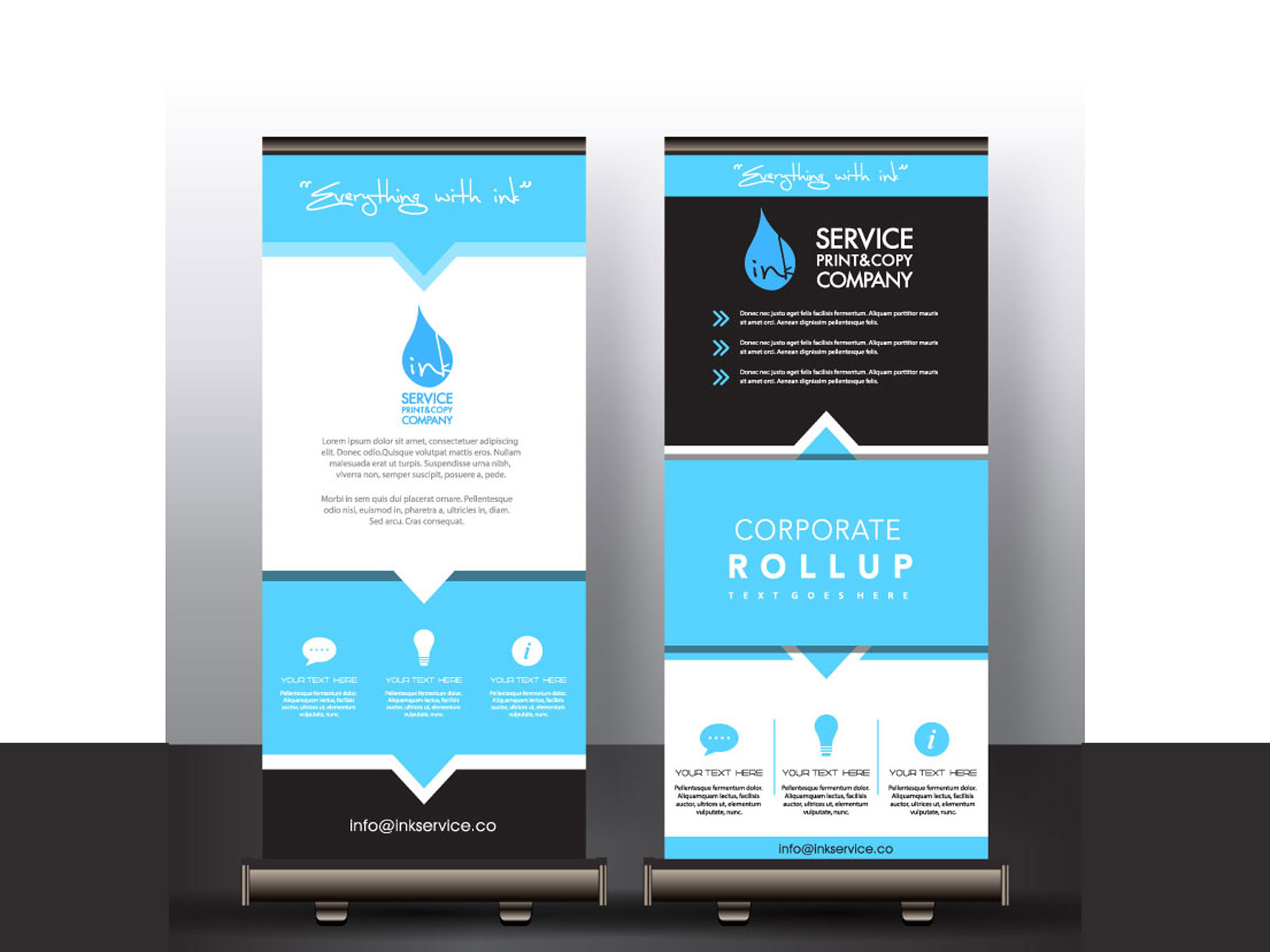standup banner rollup banners - stand-up banners - in Kuwait for personal and commercial use - inkservice